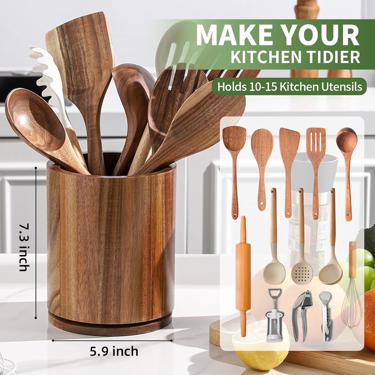 acacia-wood-utensil-holder-360-rotating-7-3-in-kitchen-organizer