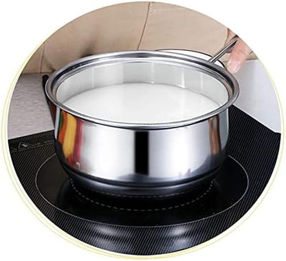 3Pcsset Stainless Steel Cookware Set Flat Bottom Frying Pan Soup Pot Milk Pot Kit Induction Cooker Cooking Pan for Home Kitchen (2)8