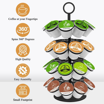 Coffee Pod Holder, K Cup Organizer Compatible with K-Cups(36 Pods)2