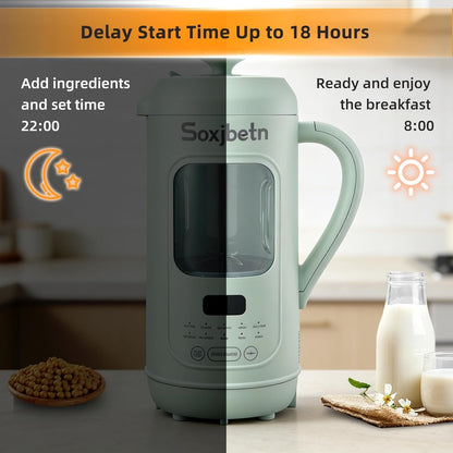 Nut Milk Maker Multi Function Blender 1L Large Capacity, Self-Cleaning, Soy Milk, Smoothie, Juice, Baby Food, Soup More, Quiet Design with Visual Window5