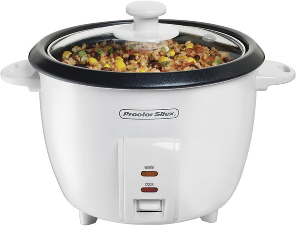 5-Cups Uncooked Resulting in 10-Cups Cooked Rice Cooker, White (37533N)1