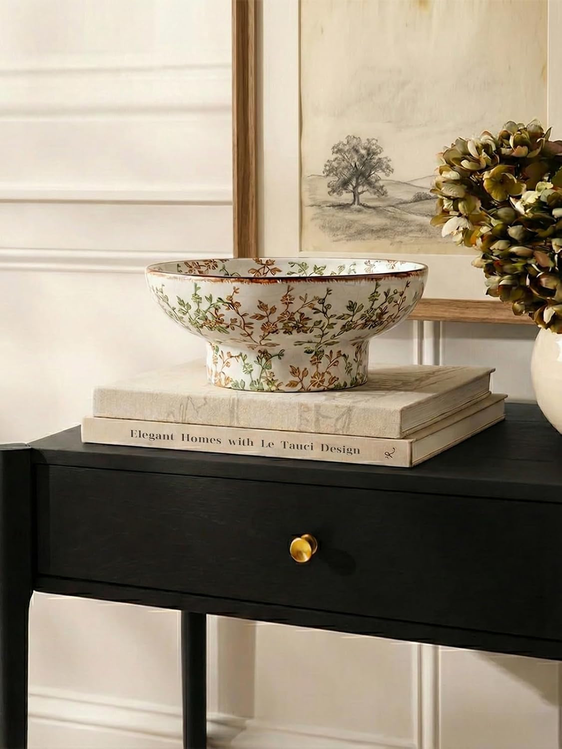 10-ceramic-decorative-bowl-key-bowl-for-entryway-handcrafted-sturdy-pedestal-bowl-french-country-fruit-bowl-for-kitchen-counter-centerpiece-vine-green