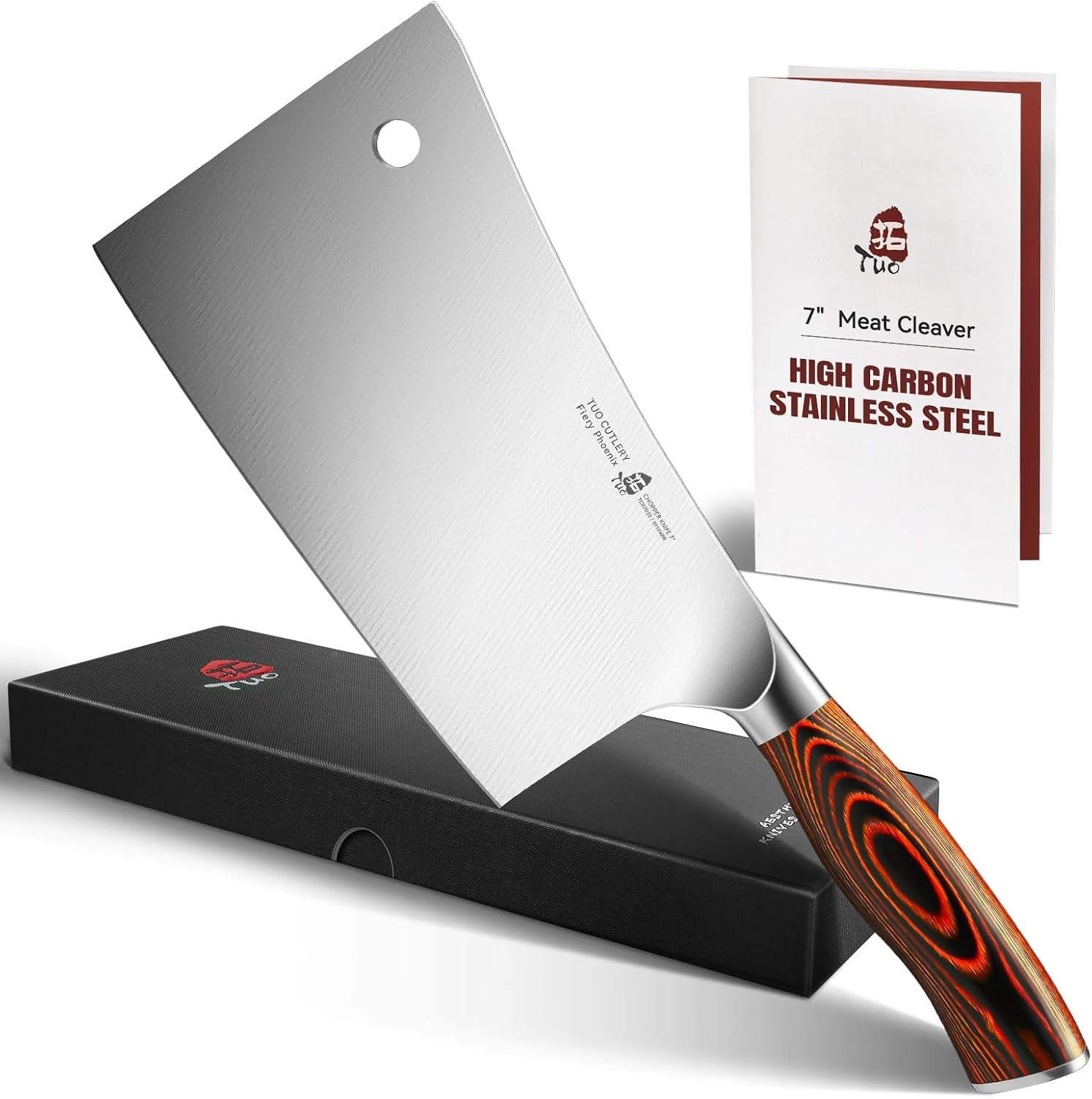 meat-cleaver-7-inch-heavy-duty-bone-chopper-high-carbon-german-stainless-steel-butcher-knife-pakkawood-handle-kitchen-chopping-knife-with-gift-box-fiery-phoenix-series