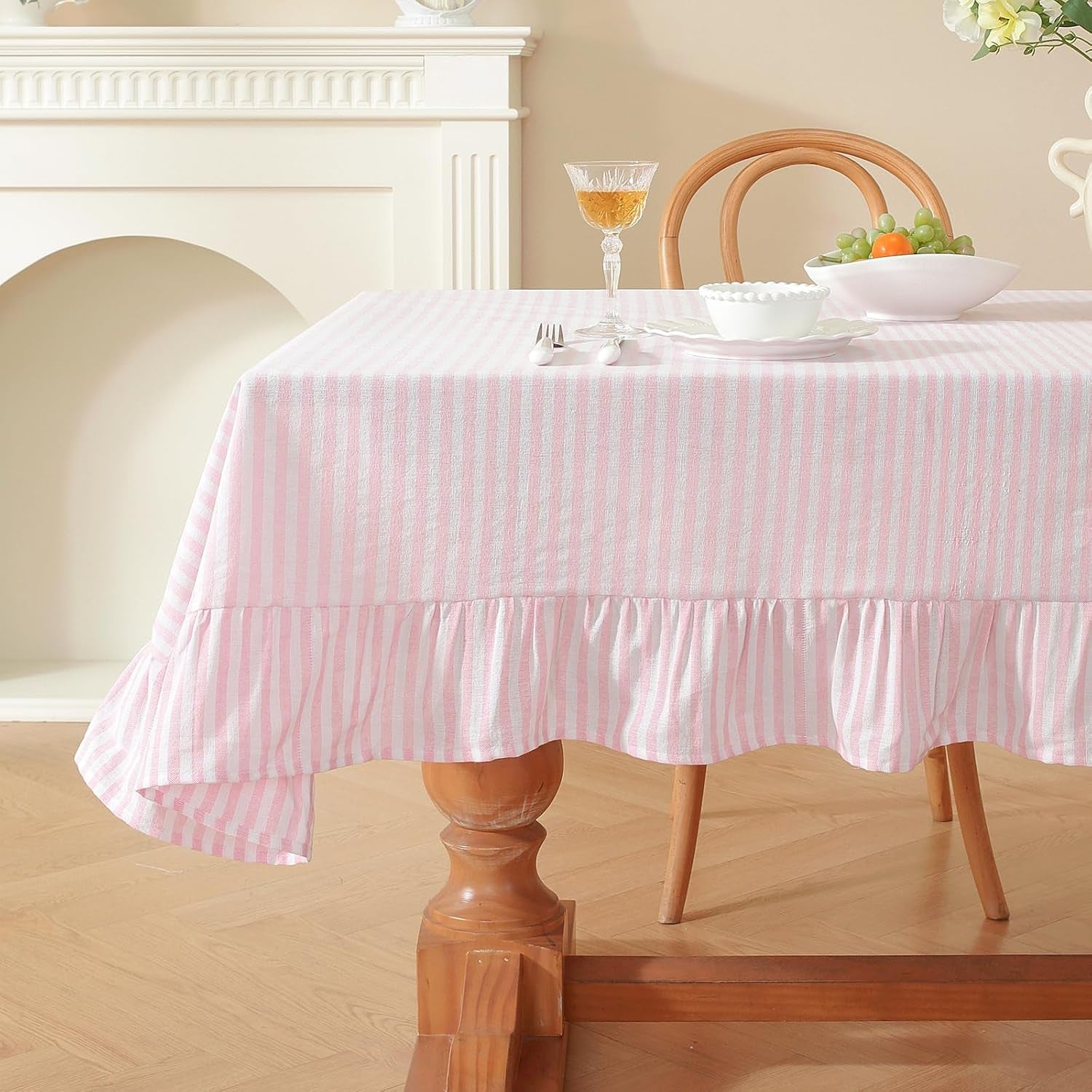 striped-ruffled-tablecloth-square-spring-cotton-blend-stripe-table-cloth-with-tassel-farmhouse-washable-wrinkle-free-heavy-table-cover-for-valentines-day-outdoor-picnic-party-pink-55x55