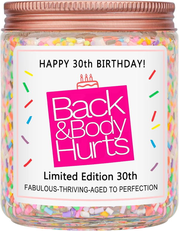30Th Birthday Gifts for Women Men, Happy 30Th Birthday Candle1