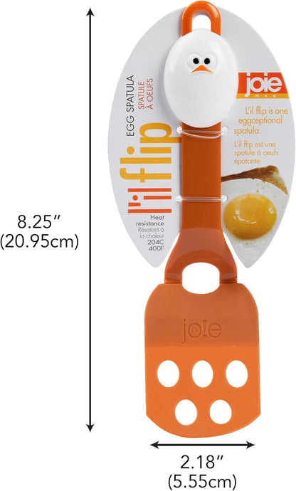 Lil' Flip Egg Spatula, Slotted and Compact Turner, Multi-Use Flipper for Any Food from Burgers to Pancakes, Durable Nylon, Heat Resistant up to 400 Degrees4