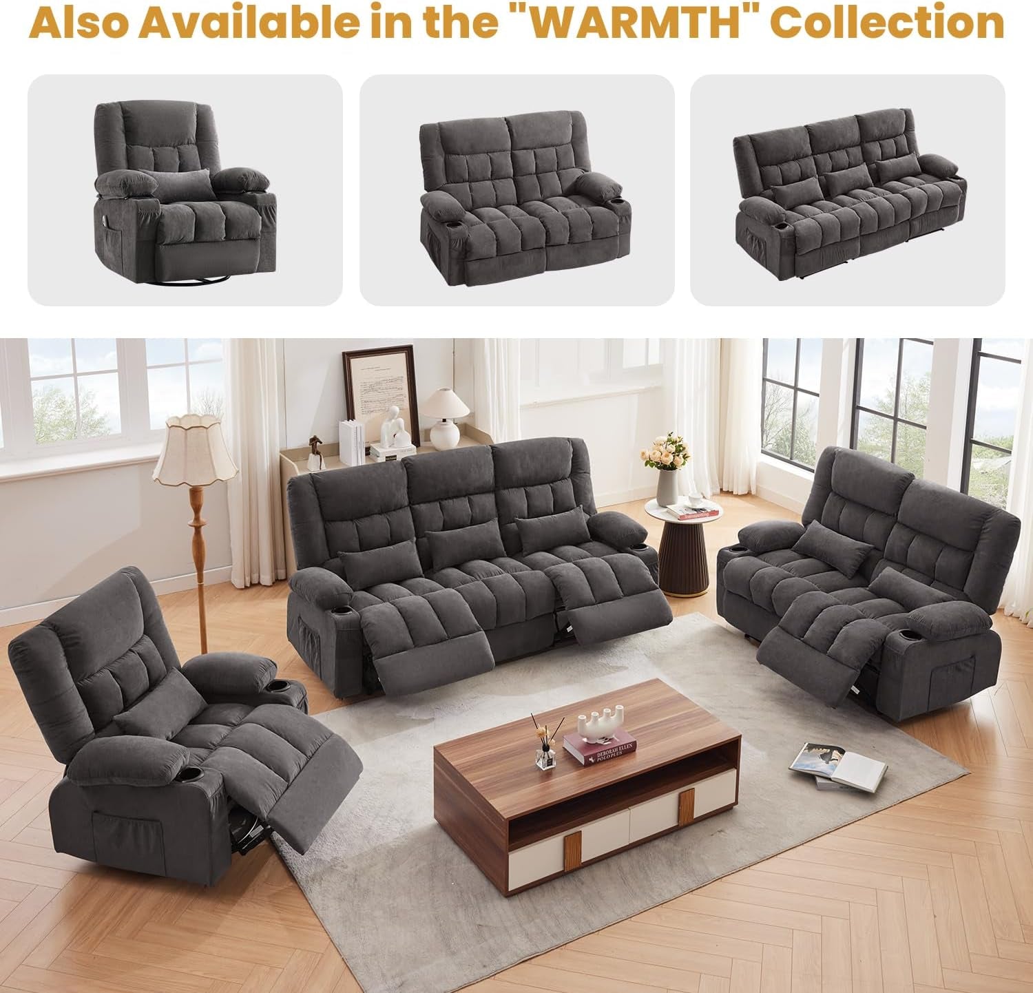 recliner-loveseat-with-cup-holders-for-living-room-2-seat-manual-loveseat-recliner-with-side-pocket