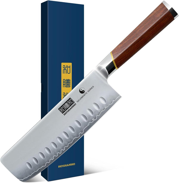 Nakiri Knife 7", Razor Sharp Japanese Chef Knife for Vegetables1