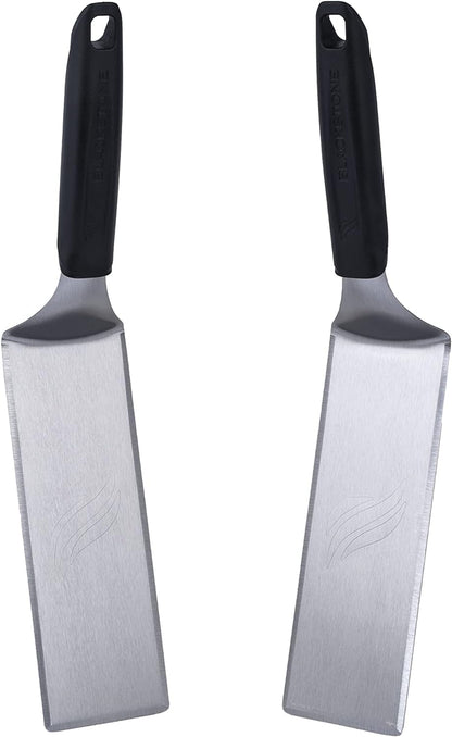 Blackstone® Extra Long Griddle Spatula, Heavy-Duty Stainless Steel Set of 2 | Blackstone® 5550 Non-Slip Plastic Handle, Heat Resistant, Dishwasher Safe - Grilling Accessory1