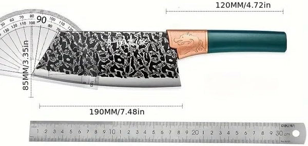 Meat Cleaver,Cleaver Knife 7.5 Inch Stainless Steel Slicing Knife Kitchen Vegetable Knife Super Sharp Chef Special Knife for Restaurants2