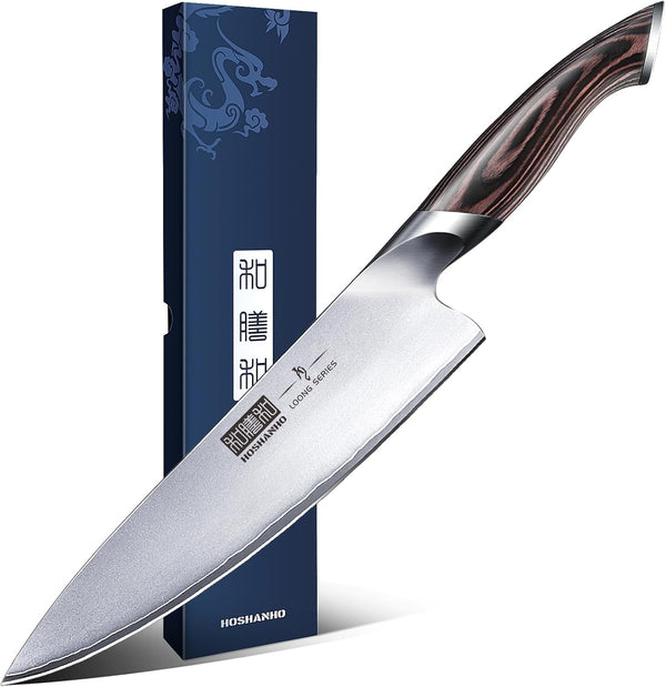 Kitchen Knife in Japanese High Carbon Steel, Professional High-Class Chef'S Knife 8 Inch, Non-Slip Ultra Sharp Cooking Knives with Ergonomic Handle1