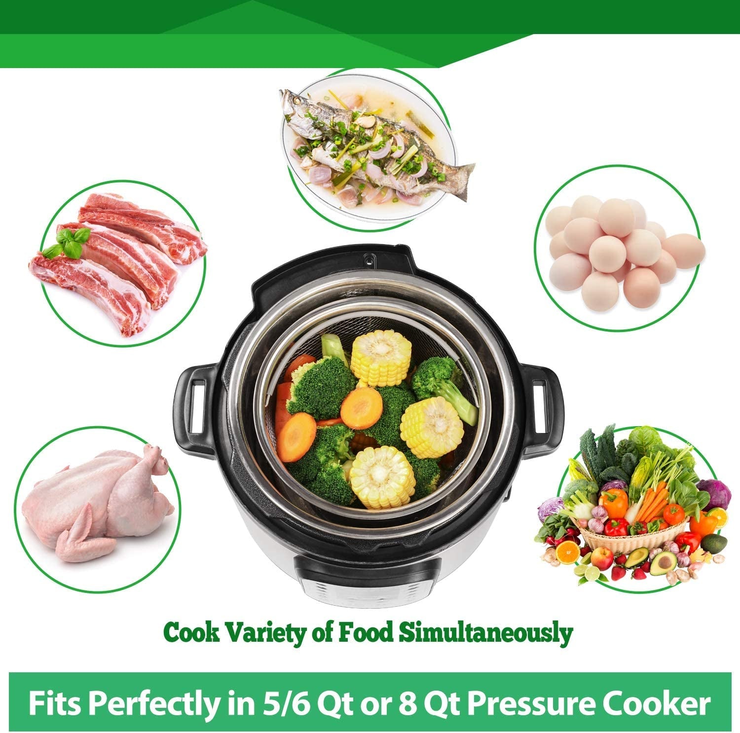 steamer-basket-for-instant-pot-accessories-6-qt-or-8-quart-2-tier-stackable-18-8-stainless-steel-mesh-silicone-handle-vegetable-steamer-insert-egg-basket-pasta-strainer-silver