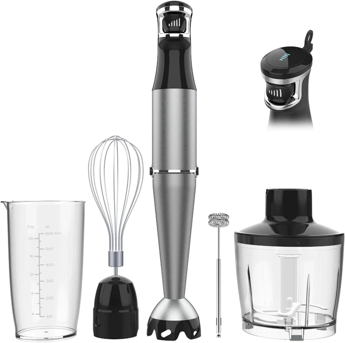 immersion-blender-handheld-corded-1100w-5-in-1-hand-blender-set-trigger-variable-speed-emulsion-stick-mixer-with-food-processor-whisk-frother-for-soup-puree-baby-food-anti-scratch