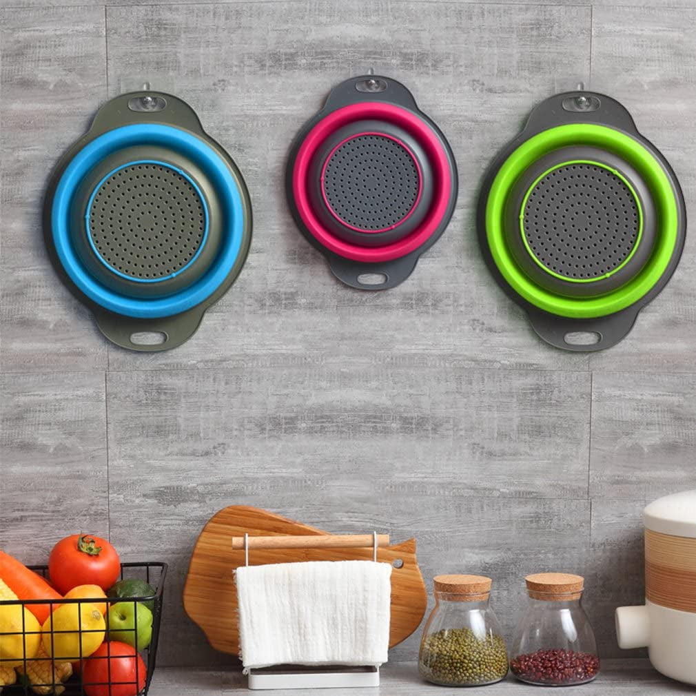 collapsible-colander-set-of-3-round-silicone-kitchen-strainer-set-2-pcs-4-quart-and-1-pcs-2-quart-perfect-for-draining-pasta-vegetable-and-fruit-green-blue-purple