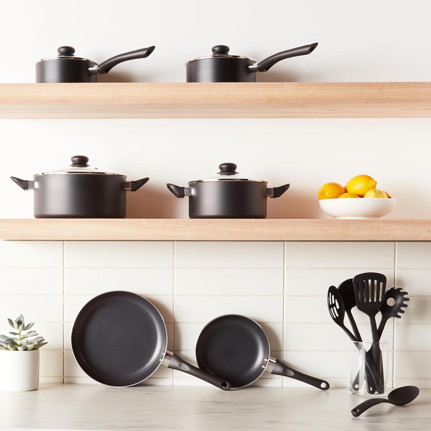non-stick-kitchen-cookware-15-piece-set-with-stay-cool-handles-even-heating-non-induction-includes-pots-pans-and-utensils-black