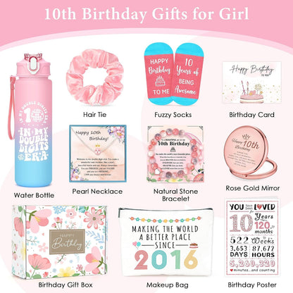 10 Year Old Girl Birthday Gift for 10 Years Old Girls Gifts Trendy Stuff Happy 10Th Birthday Gifts for Girls Popular Ten Year Olds Girl Gift Ideas Cute Double Digits Decorations Presents Accessories8