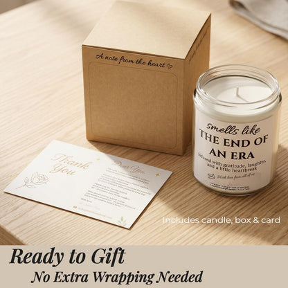 Coworker Leaving Gifts for Women, Goodbye Gifts for Coworkers, 9 Oz Candle4