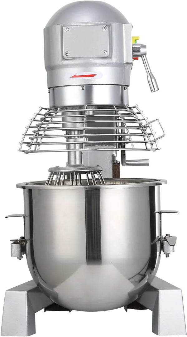 10Qt Commercial Food Mixer with Timing Function， Commercial Mixer 500W Stainless Steel Bowl Heavy Duty Electric Food Mixer Commercial with 3 Speeds Adjustable, Perfect for Bakery Pizzeria9