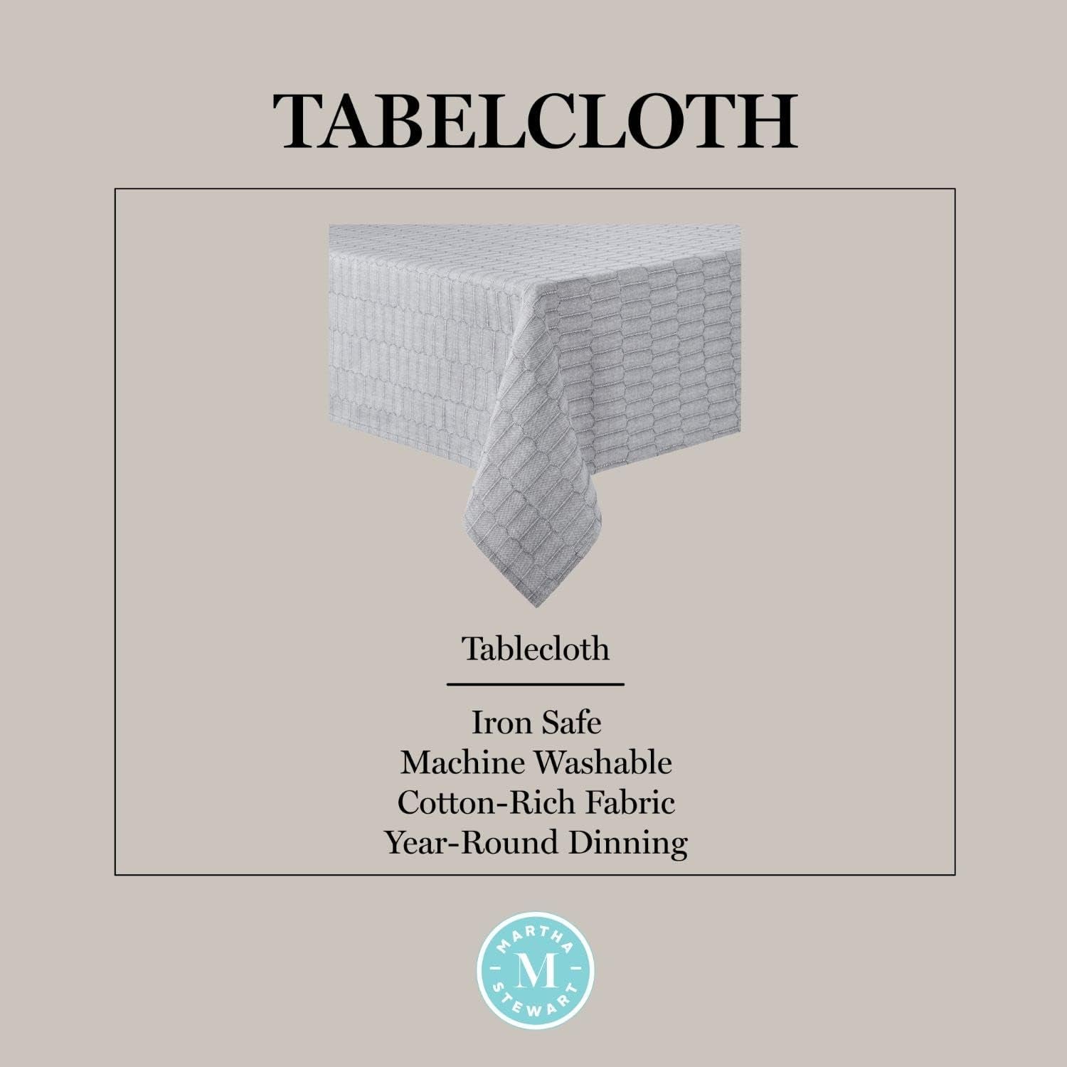 honeycomb-modern-farmhouse-tablecloth-charcoal-grey-60x102
