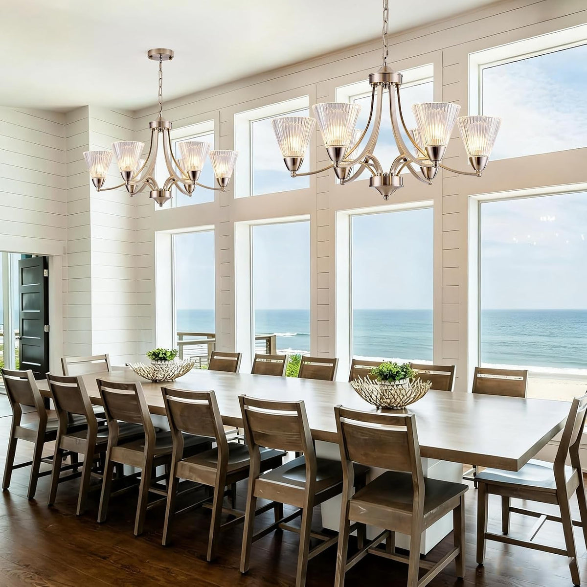 6-light-brushed-nickel-dining-room-light-fixture-dimmable-modern-farmhouse-chandelier-height-adjustable-hanging-light-clear-glass-shades-vintage-silver-chandelier-for-kitchen-island-entryway