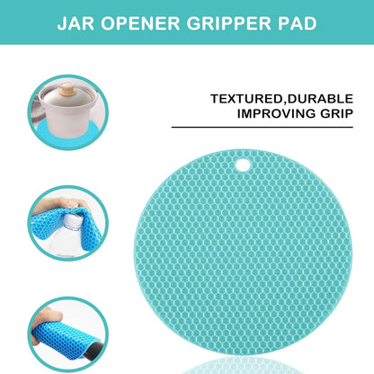 Jar Opener for Weak Hands, Seniors with Arthritis, 5 in 1 Multi Function Bottle Opener Lid Opener for Arthritic Hands with Non Slip Rubber Jar Opener Gripper Pad5