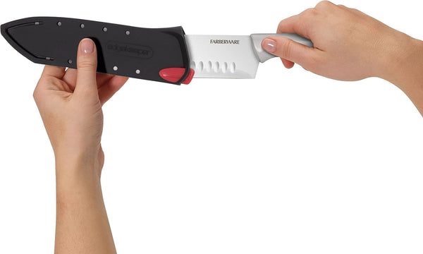 Edgekeeper Self-Sharpening Santoku Knife, 5-Inch, Stainless3