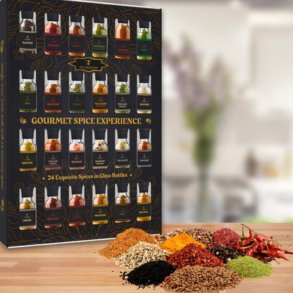 Spice Gift Set -24 Gourmet Spices for Cooking, Grilling, Rubs, Mixed Spice, Herbs, Spices & Seasonings, All Purpose Seasoning, Cooking Gifts for Men, Women, Birthday, Housewarming Gifts5