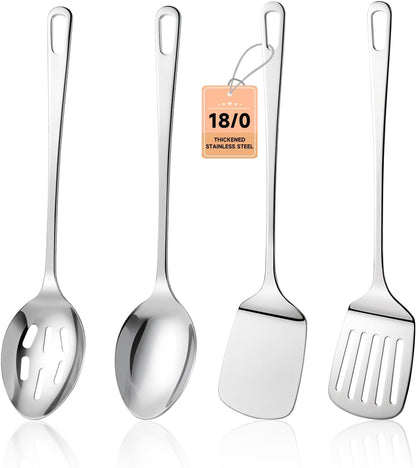 Cooking Utensils Set, 4PCS Stainless Steel Spatula, Dishwasher Safe1