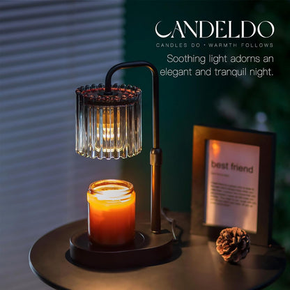 Candle Warmer Lamp with Timer: Black Wax Melt Warmer2