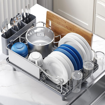 Stainless Steel Dish Drying Rack for Kitchen Counter, 16.9" X12.4"8