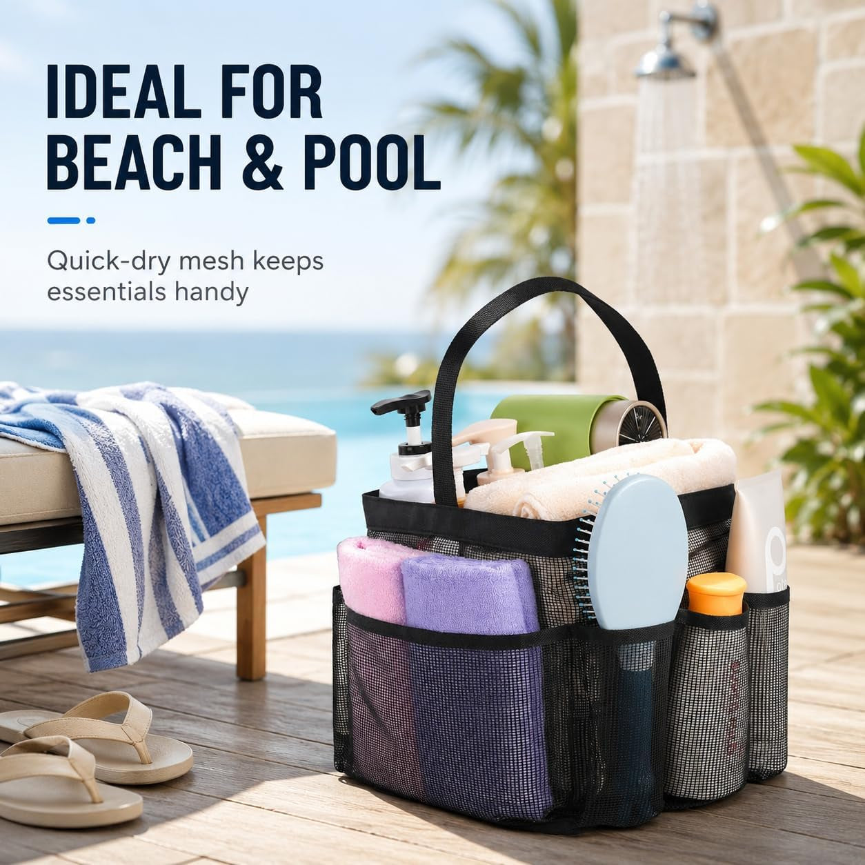 mesh-shower-caddy-portable-for-college-dorm-room-essentials-8-pocket-large-capacity-shower-bag-for-beach-swimming-gym-essential-toiletry-storage-bag