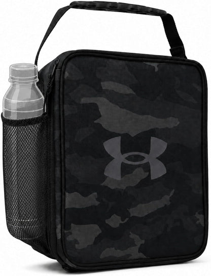 UA Scrimmage 3 Lunchbox Black Woodland Camo OSFA1