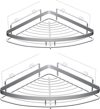 14PCS Shower Caddy Adhesive Replacement,Shower Shelves Strip Pad Organizer Sticker Replacement Bathroom Heavy Duty Strong Sticky Wall No Drilling Transparent8