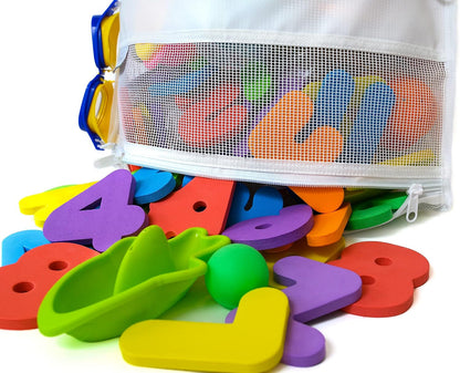 Mesh Bath Toy Holder Organizer – the Perfect Corner Bathtub Toy Storage & Bathroom or Shower Caddy – This Multi-Use Net Bag Makes Baby Bath Toy Storage Easy – for Kids & Toddlers4