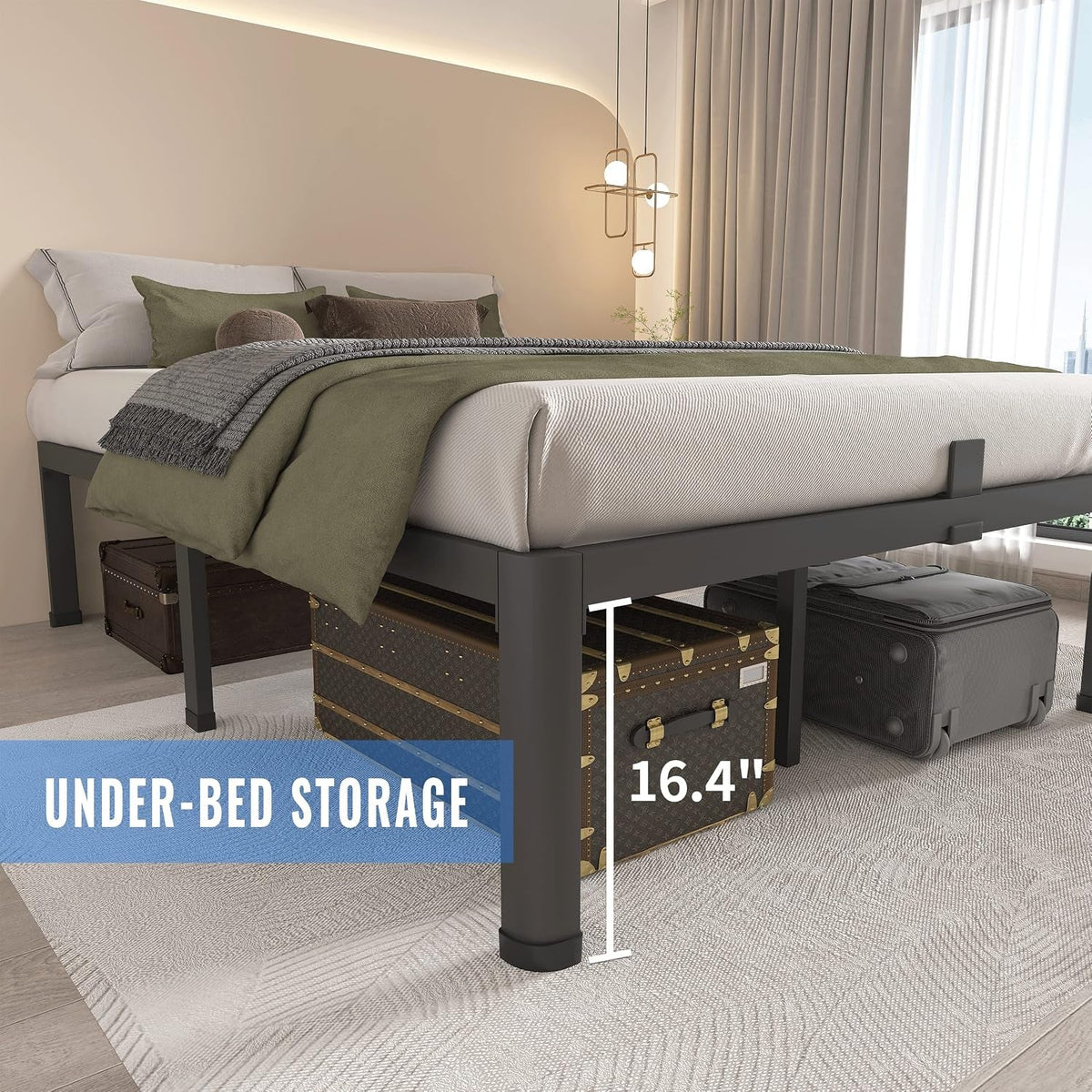 18-inch-queen-bed-frames-with-round-corner-legs-mattress-slide-stopper
