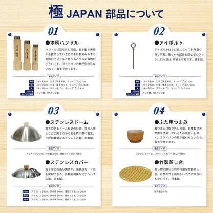 Iron Frying Pan, Extreme Japan, 11.8 Inches (30 Cm), Induction Compatible, Made in Japan, Wok6