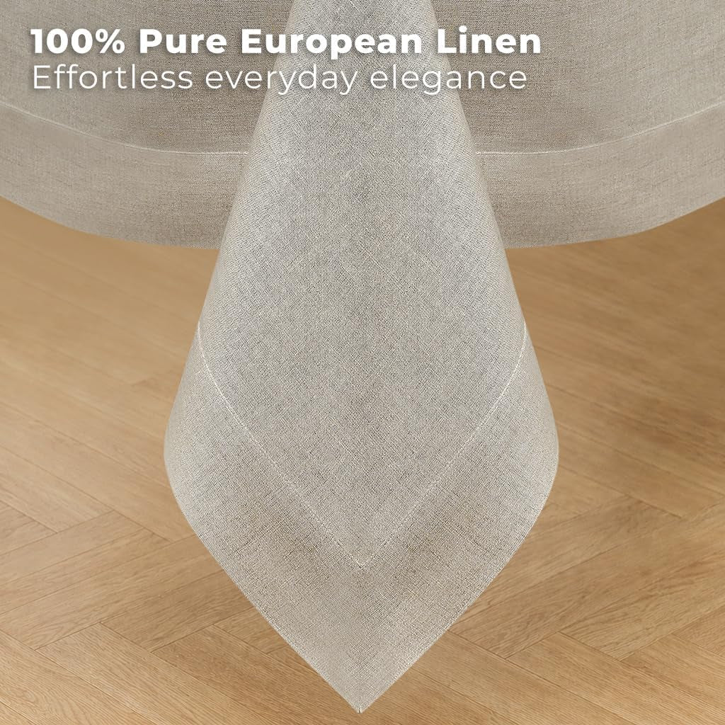 classic-linen™-by-dmoksha-natural-tablecloth-rectangle-tablecloth-60-x-120-inch-100-pure-linen-machine-washable-long-table-cloth-for-dining-fall-weddings-outdoor-hosting