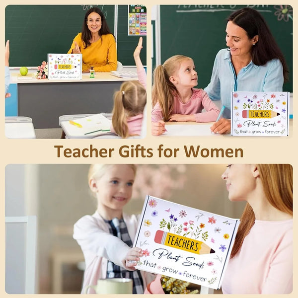 Teacher Gifts for Women, Back to School Teacher Gifts First Day of School | Teacher Appreciation Gift, Thank You Gift Bulk Basket End of Year for Thanksgiving with 16Oz Glass Cup7