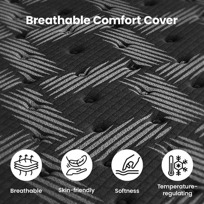 12" Full Mattress, Pocket Spring, Pressure Relief & Gel Memory Foam5