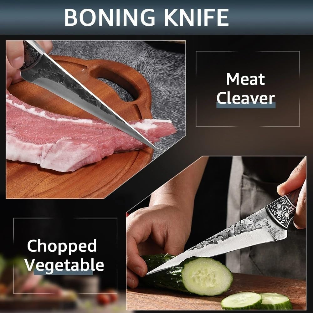 meat-cleaver-5-5-inch-boning-knife-hand-forged-kitchen-knives-wooden-handle-utility-chef-slicing-fish-knives