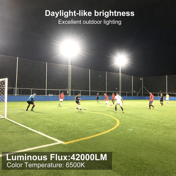 300W LED Parking Lot Light, 42000LM 6500K Outdoor Spot Lights2