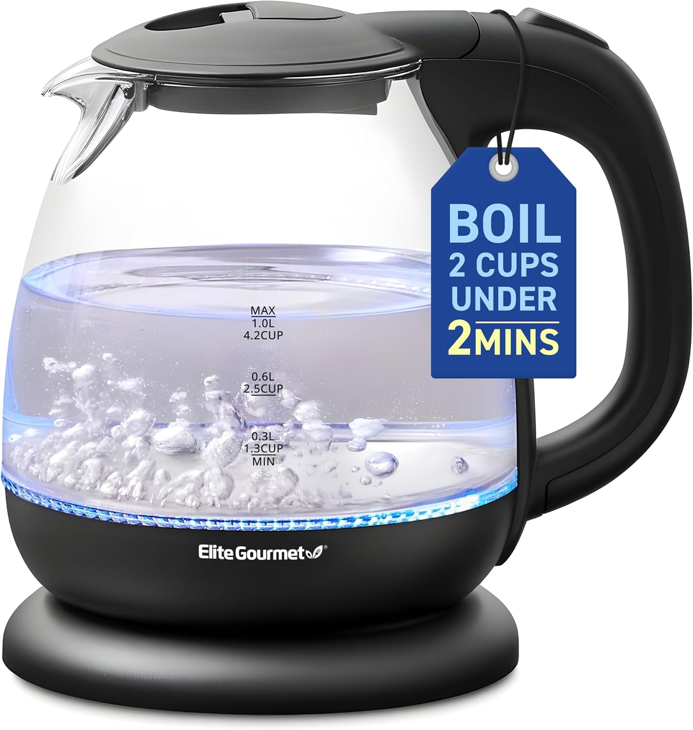 ekt1001-1-0l-glass-kettle-1100w-cordless-base-black-bpa-free-glass-blue-led-interior-360-base-auto-shut-off-function-quickly-boil-water-for-tea-more