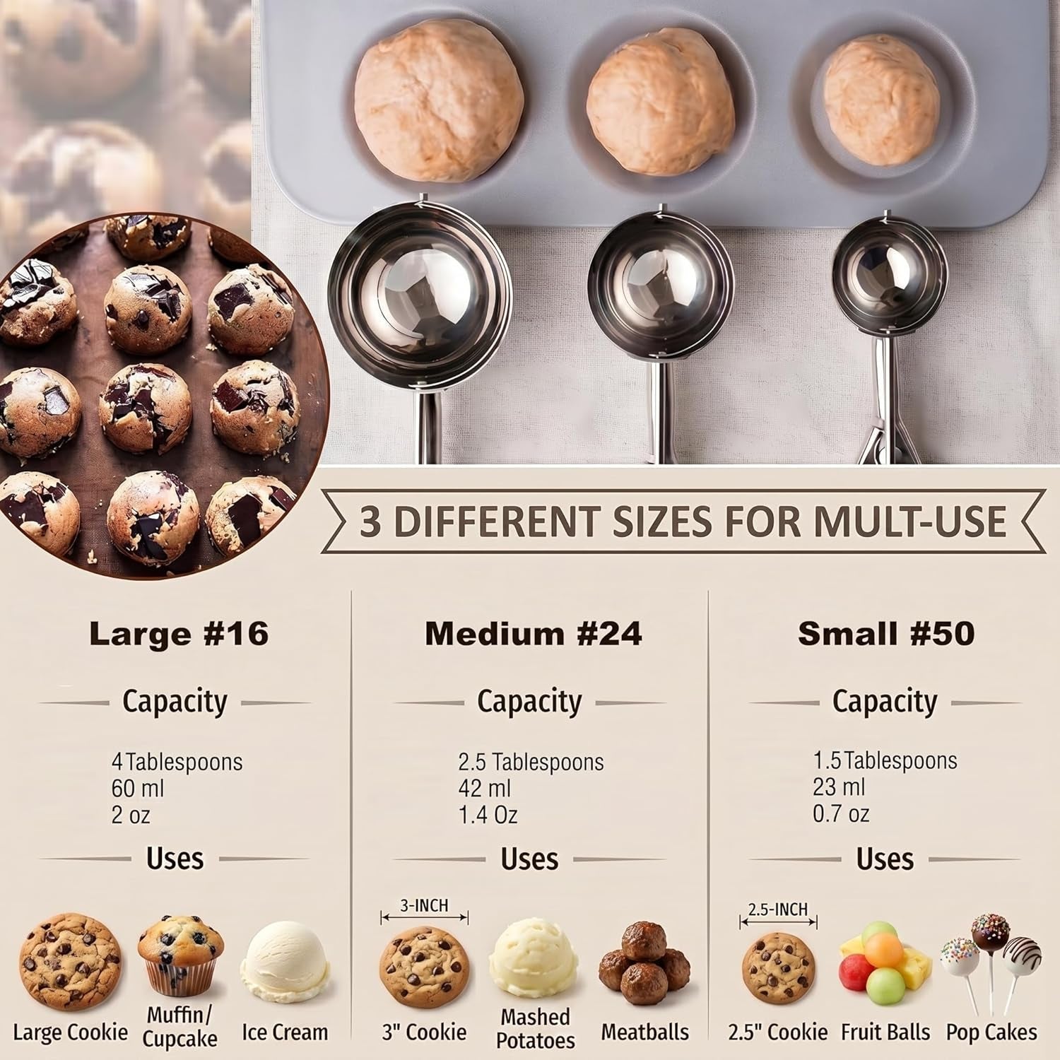 ice-cream-scoop-3pcs-cookie-scoop-set-stainless-steel-ice-cream-scooper-with-trigger-release-large-medium-small-cookie-scooper-for-baking-cookie-scoops-for-baking-set-of-3-with-cookie-dough-scoop