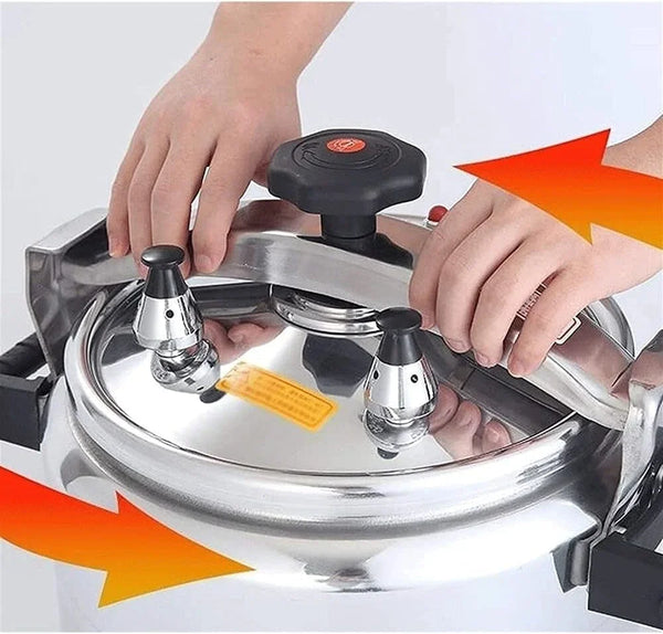 3L-80L Commercial Large-Capacity Explosion-Proof Pressure Cooker, Home Kitchen, Outdoor Camping Induction Cooker Gas General Pressure Cooker (Size : 15L)4