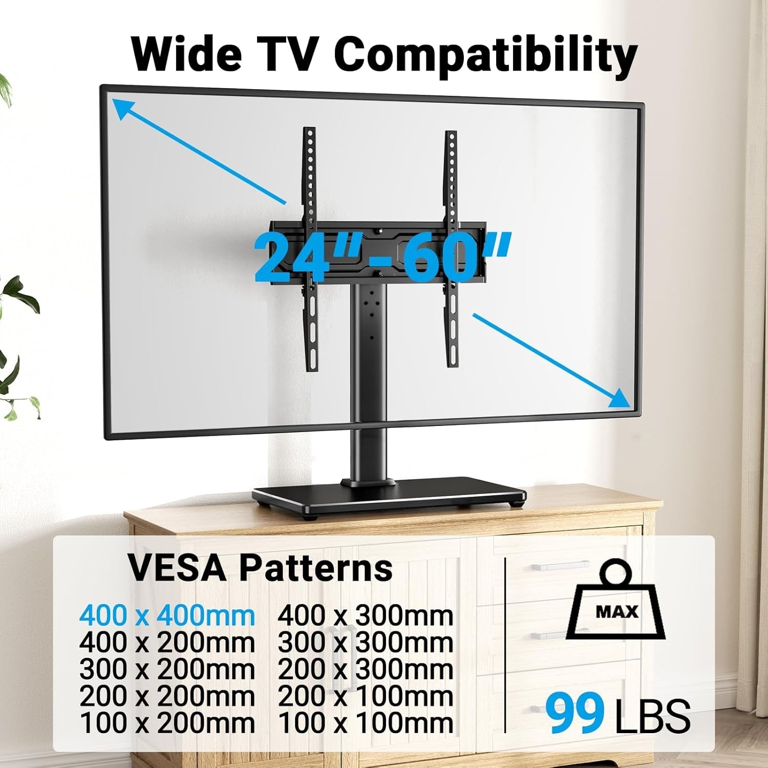 universal-swivel-tv-stand-for-24-60-inch-tvs-up-to-99-lbs-12-height-adjustable-table-top-tv-stand-tv-base-stand-with-tempered-glass-base-max-vesa-400x400mm-pstvs33