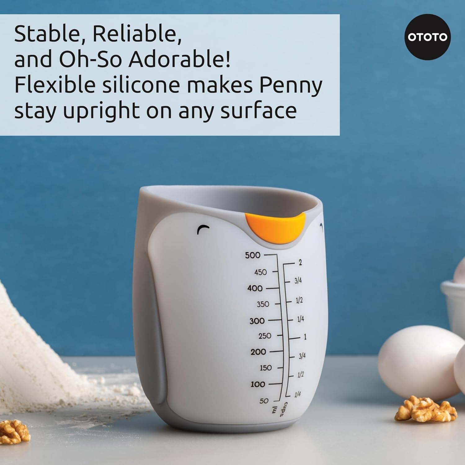 penny-penguin-silicone-measuring-cups-for-cooking-500ml-cute-measuring-cups-for-baking-bpa-free-microwave-safe-penguin-gifts-cute-kitchen-accessories-funny-white-elephant-gifts