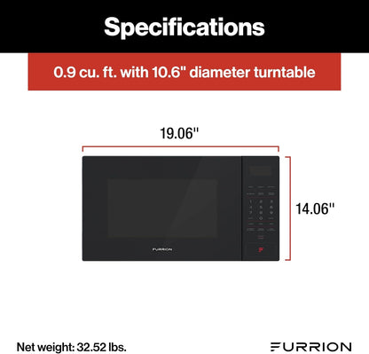 RV Microwave - 0.9 Cu. Ft, Black3