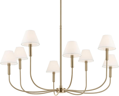 Eadie 8-Light Chandelier Light, Champagne Bronze5