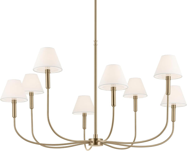 Eadie 8-Light Chandelier Light, Champagne Bronze5