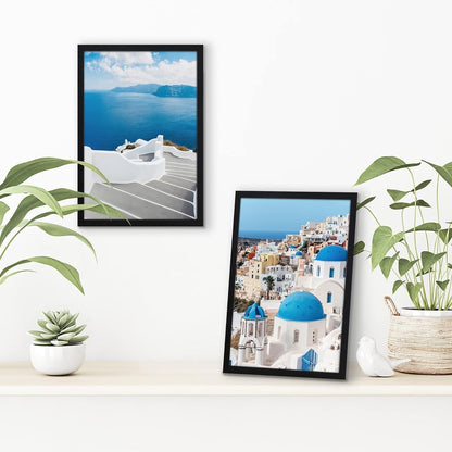 8X12 Picture Frame 2-Pack - Slim Molding - Black4